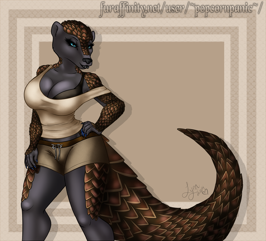 Black bellied pangolin