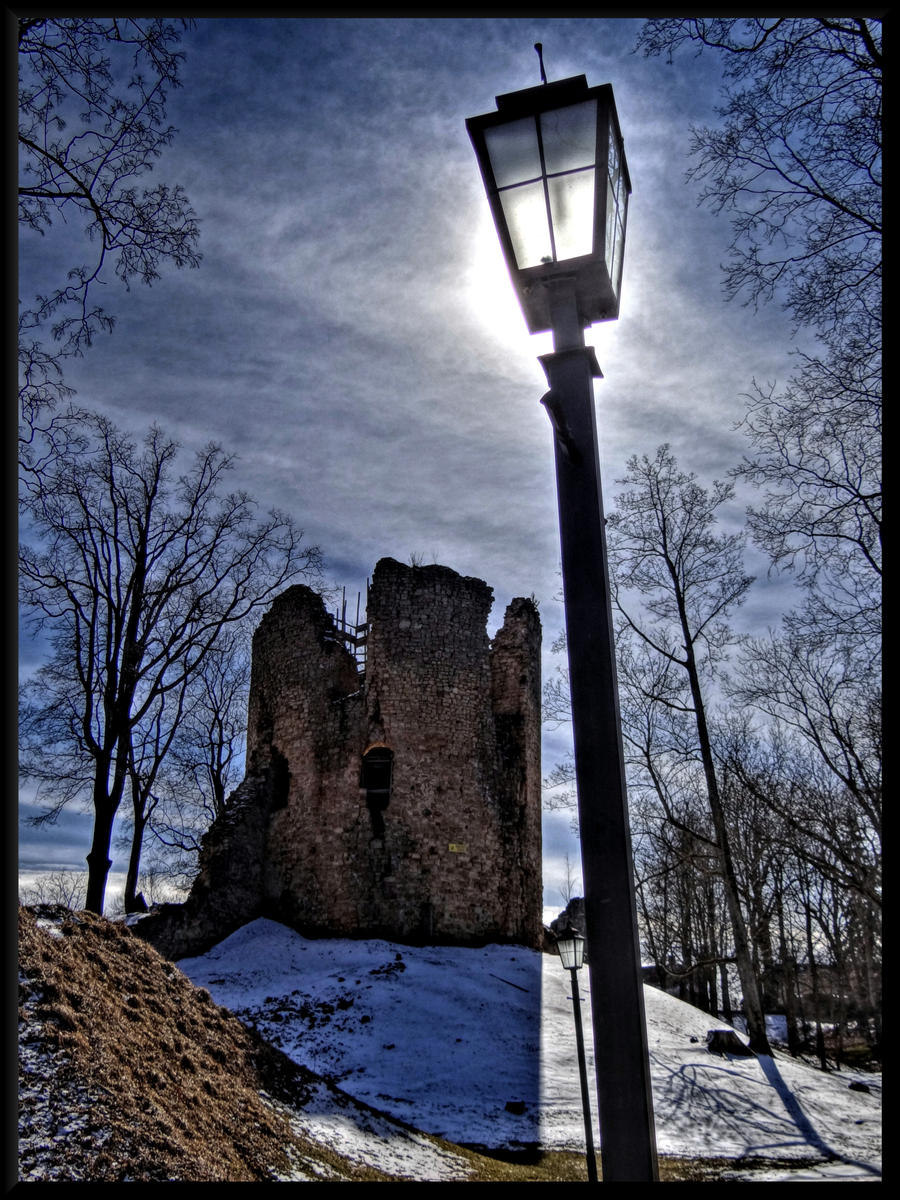 Cesis castle ruins...