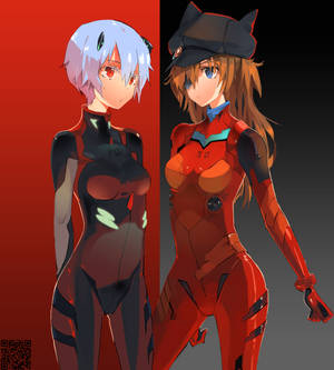 Asuka Soryu Langley and Rei Ayanami TWO SIDES edit