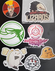SCP Themed Stickers 2019