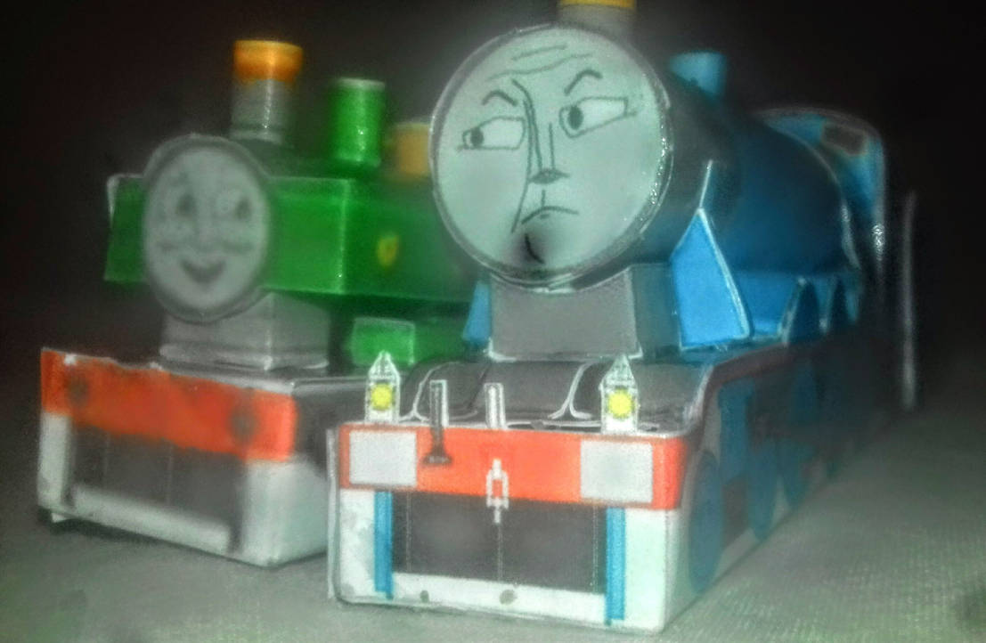 Thomas and friend papercraft by l689 on DeviantArt