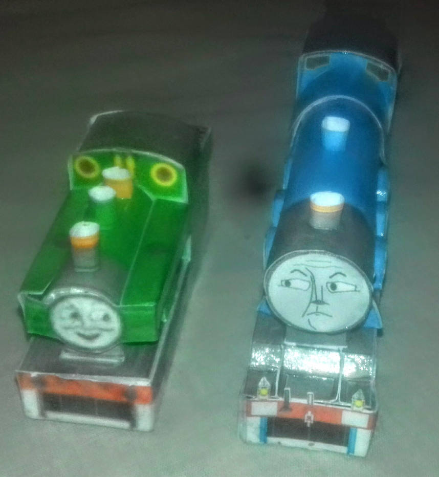 Thomas and friend papercraft by l689 on DeviantArt