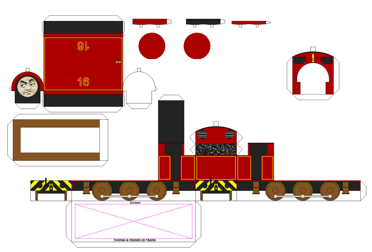 Thomas and friend papercraft 16 by l689 on DeviantArt