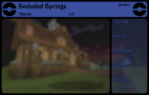 [PKMN:CC] Secluded Springs Reference Sheet