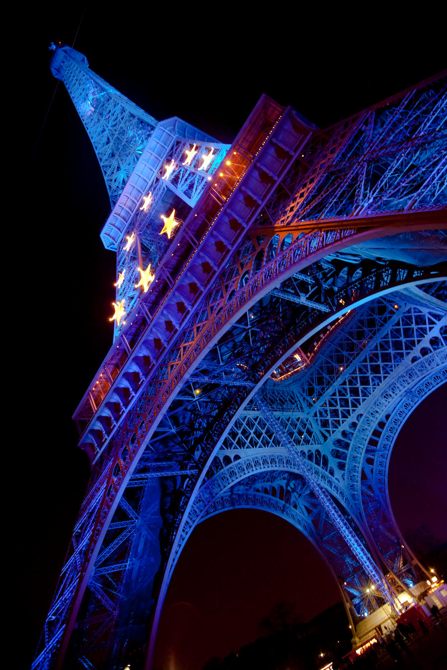 Eiffel Tower Blue