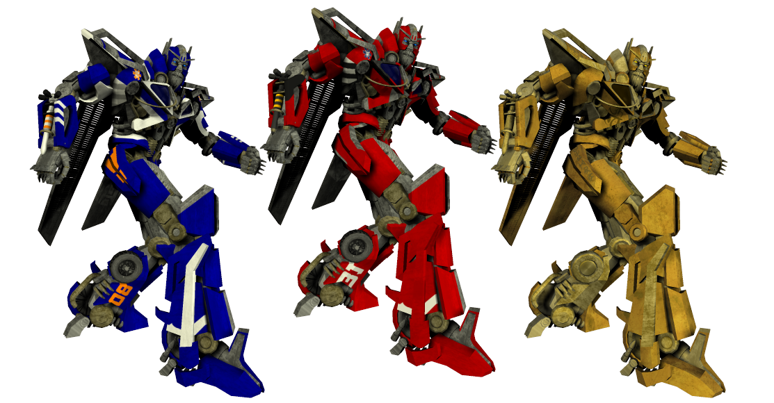 3D Sentinel Prime textured by RazzieMbessai on DeviantArt