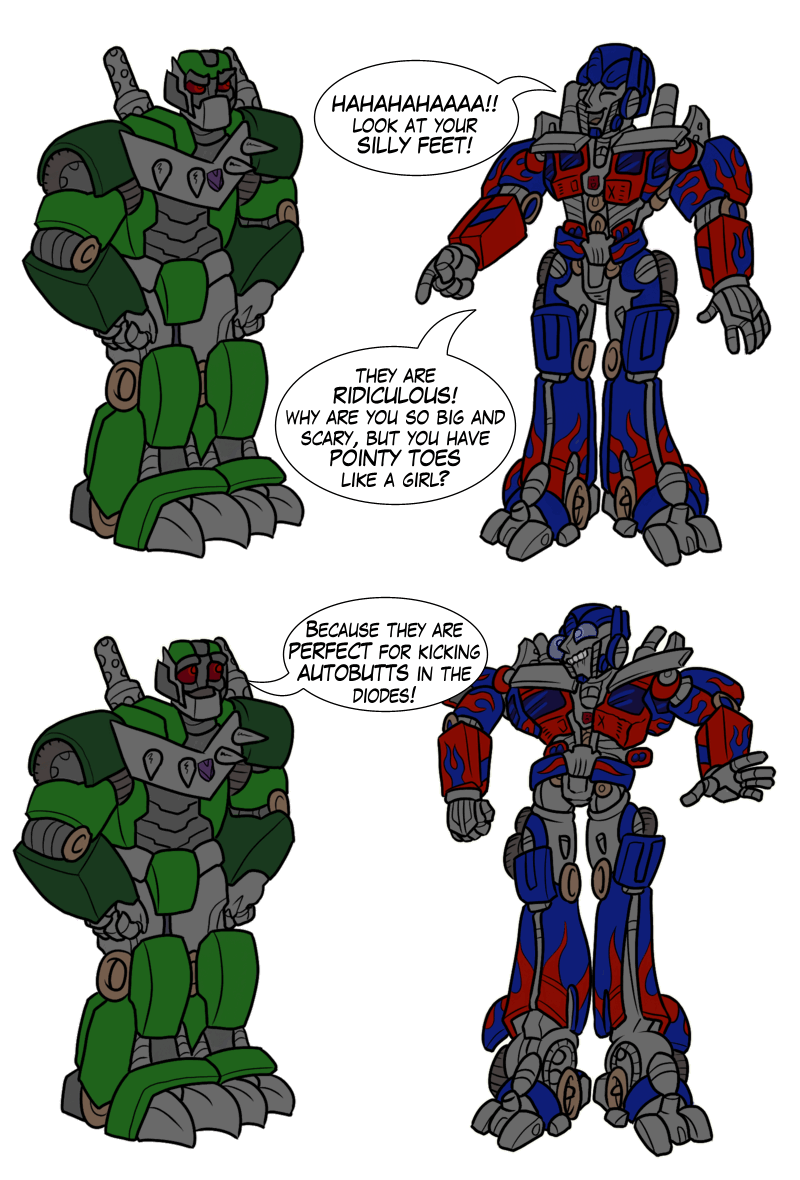 Optimus wants to know why...