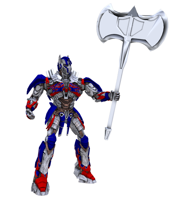 TF4 Optimus Prime with massive axe