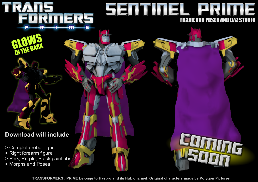 3D TFP SENTINEL PRIME - COMING SOON by RazzieMbessai on DeviantArt