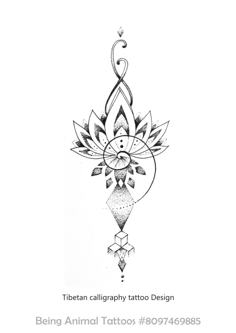 Geometric Lotus Tattoo Design 1 By Being Animal T by Samarveera2008 on DeviantArt Geometric Lotus Tattoo Design 1 By Being Animal T by Samarveera2008 on DeviantArt