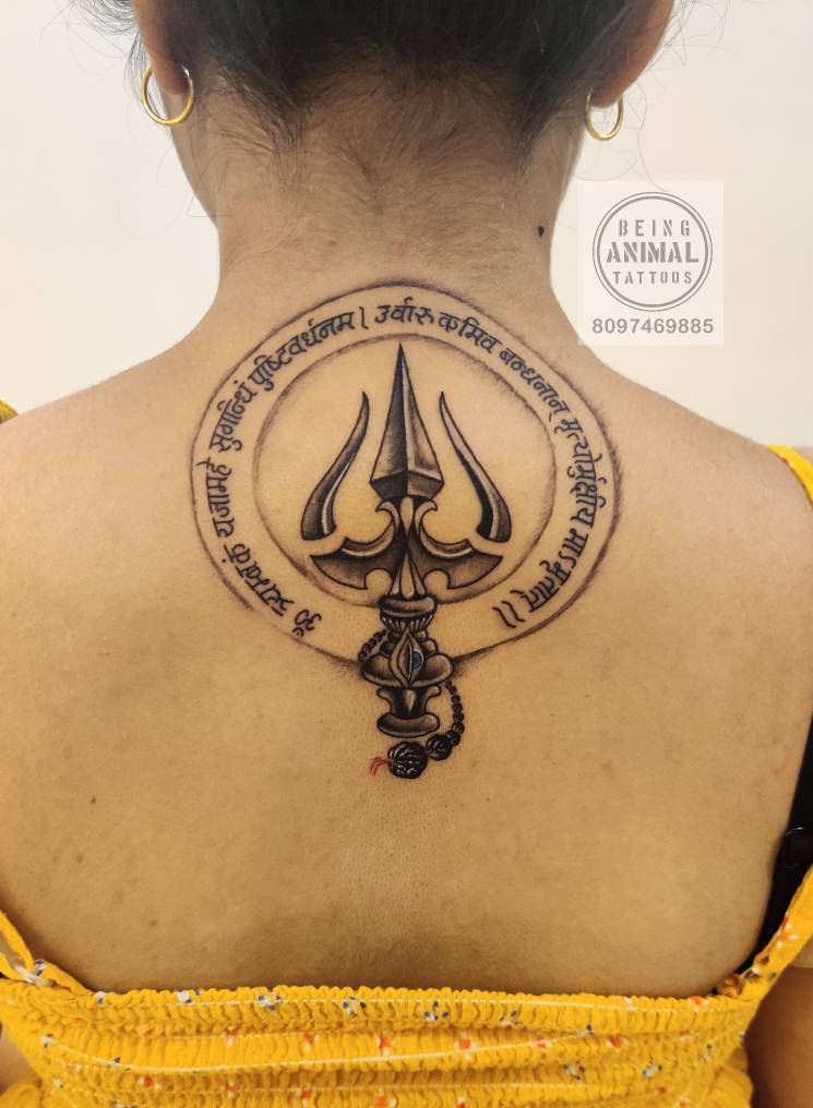 trishul tattoo on back by Samarveera2008 on DeviantArt trishul tattoo on back by Samarveera2008 on DeviantArt