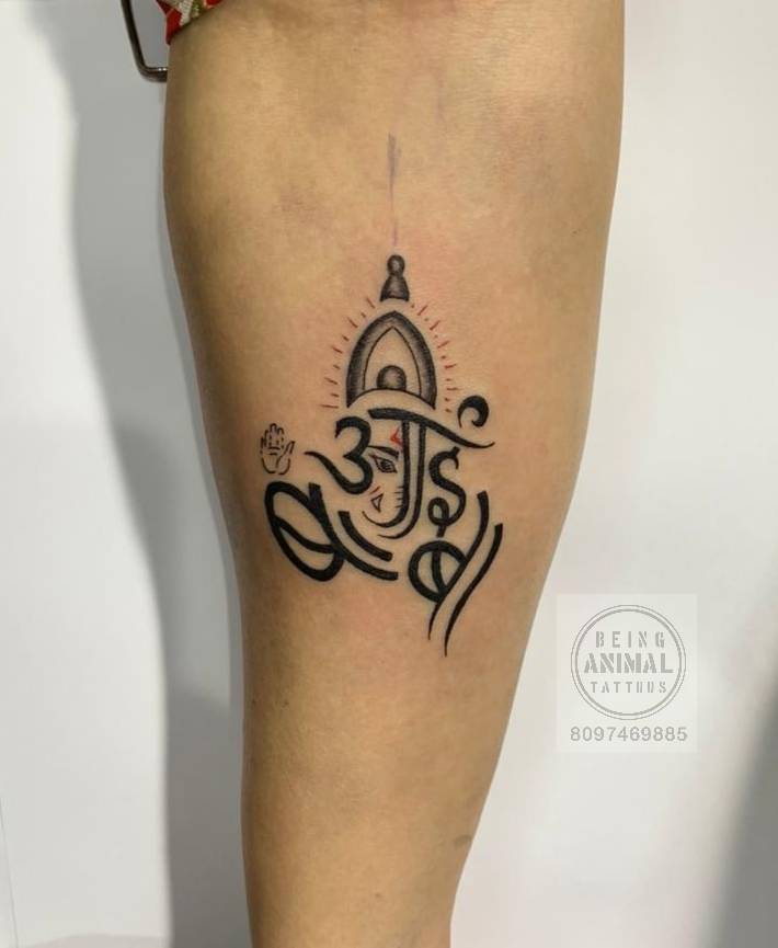 aai baba with Ganesha tattoo design by Samarveera2008 on DeviantArt aai baba with Ganesha tattoo design by Samarveera2008 on DeviantArt