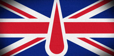 Anglo Angels Chapter symbol on flag