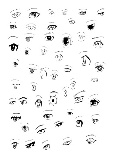 How To Draw Anime Eyes - So that anyone can do it, Omnart