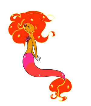 Flame Princess Mermaid