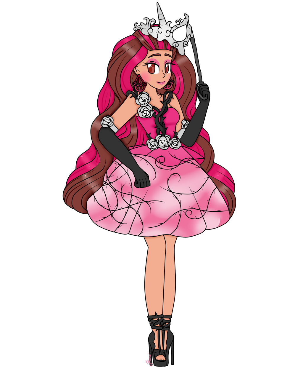 Briar Beauty Thronecoming Short Dress by Ashourii on DeviantArt