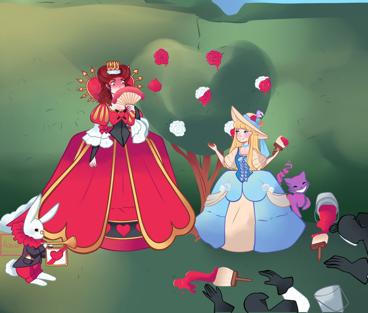 Painting The Roses Red
