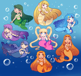 Chibi Mermaid Melody