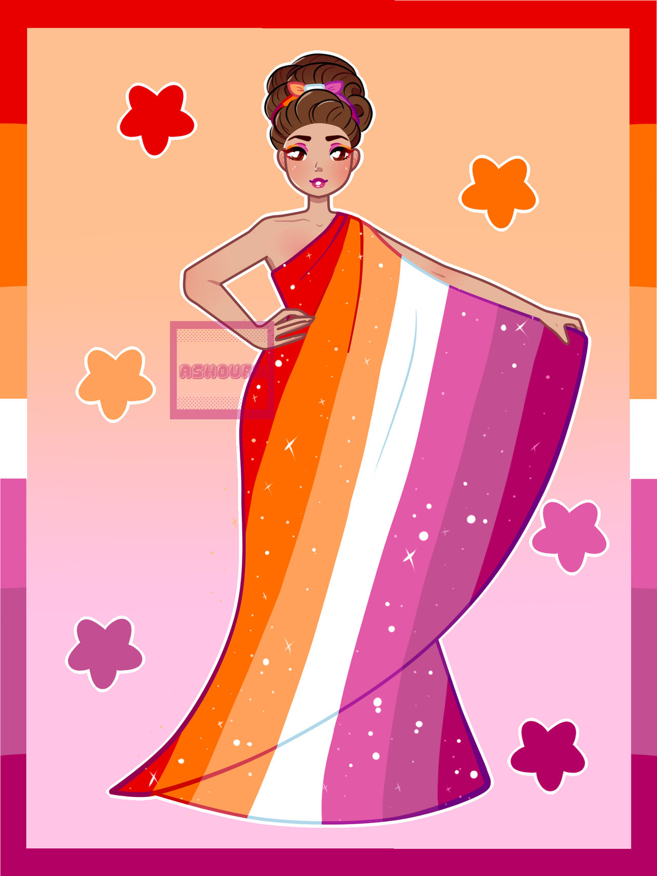 Lesbian Flag PrideMonth2024 By Ashourii On DeviantArt lesbian-flag-pridemonth2024-by-ashourii-on-deviantart