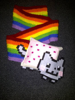 Nyan Cat Scarf v2.0