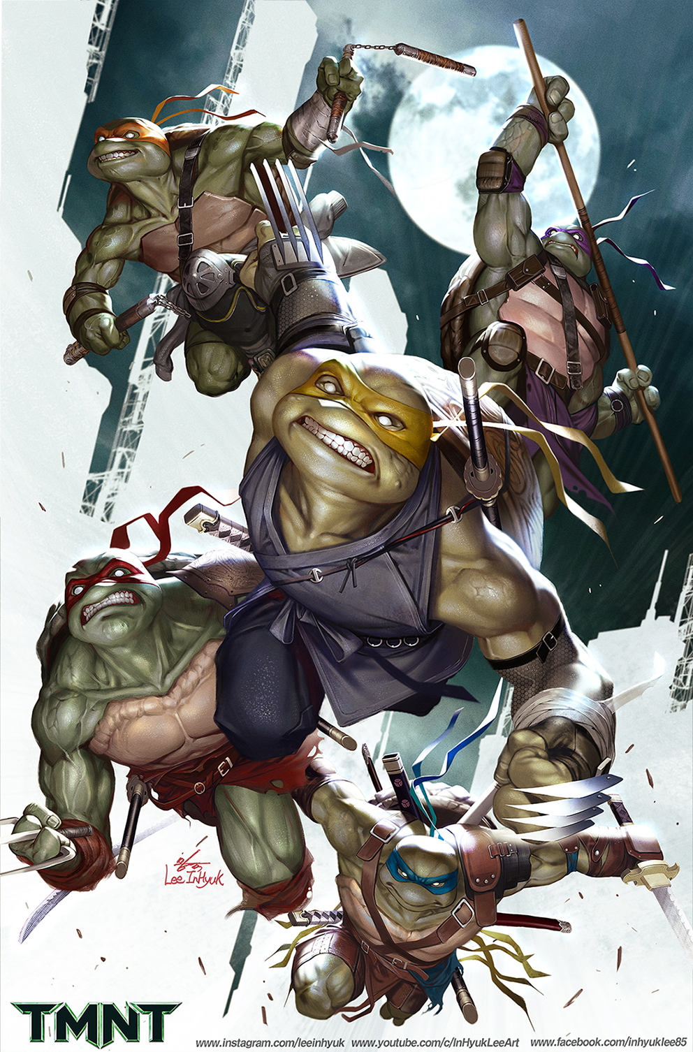 TEENAGE MUTANT NINJA TURTLES #100 by inhyuklee on DeviantArt