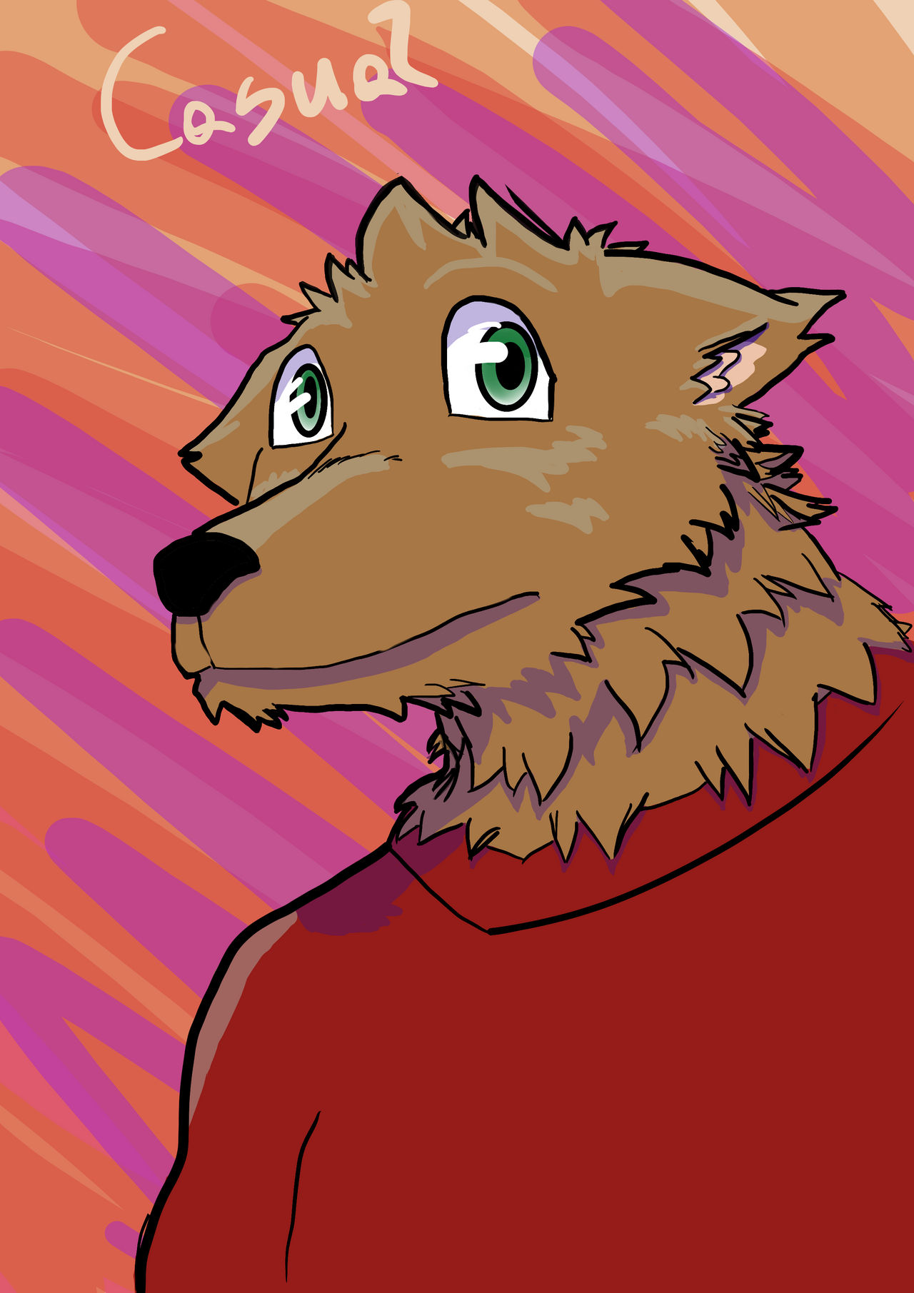 Scared Wolf by CasualCosta on DeviantArt