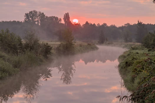 Zonsopgang boven de Aa