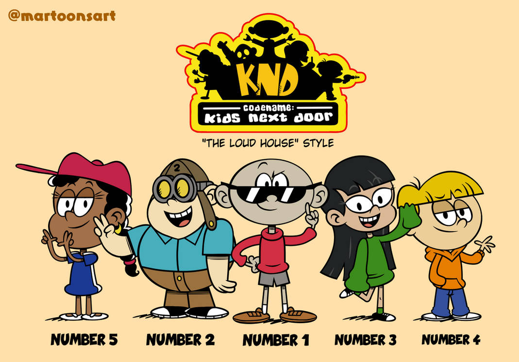 Knd Style Kids Next Door In The Loud House Style by martoonsarts on DeviantArt