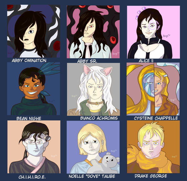 OC Portraits Redux by penguinpyro on DeviantArt