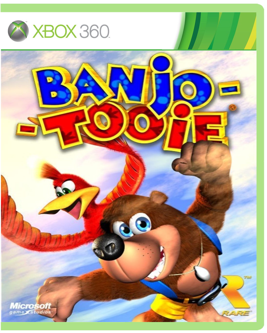 Banjo Kazooie Xbox 360 Box Art Cover by SilentMan101