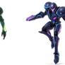 Super Smash Bros. All Dark Samus Costumes