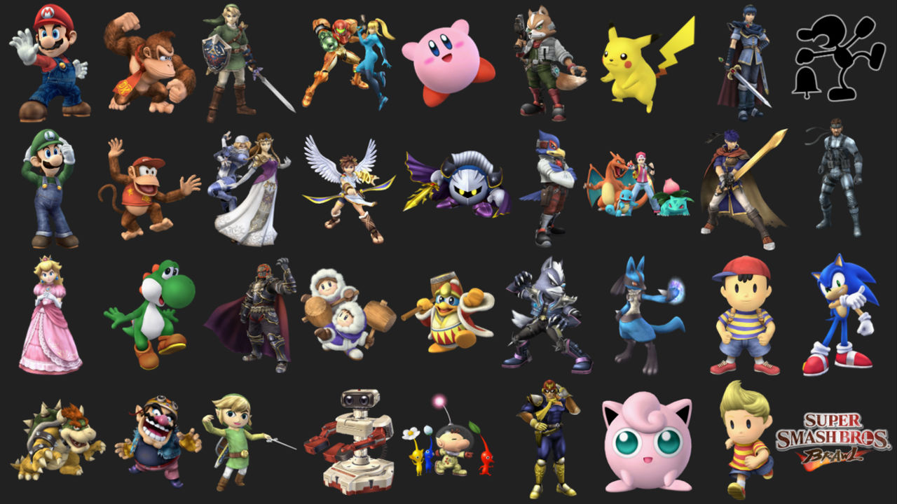 Super Smash Bros. Brawl Characters by Jsmit186 on DeviantArt