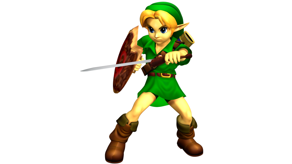 SSBM HD Young Link Render by Jsmit186 on DeviantArt