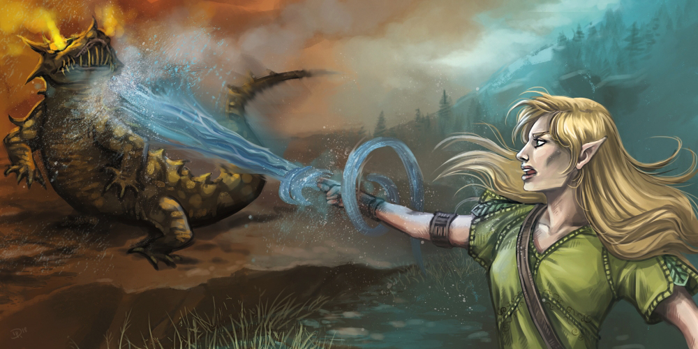 Fire and water by Neferu