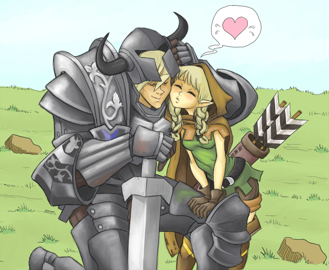 Elf And Fighter By Darkcloak On Deviantart Elf And Fighter By Darkcloak On Deviantart