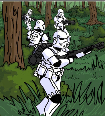 Storm troopers on patrol