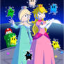 .:Peach and Rosalina:.