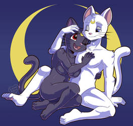 Commission - Luna and Artemis