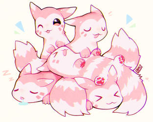 Pile o' Furrets by foxlett