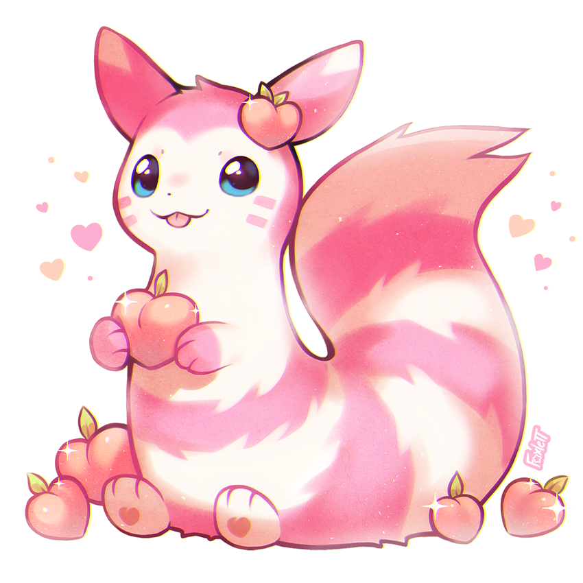 Shiny Furret by foxlett on DeviantArt