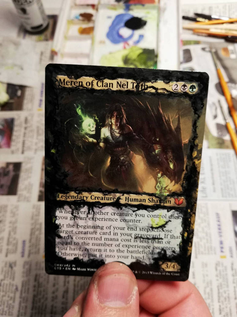 Mtg Meren of Clan Nel Toth Altered art by Xaifersart on DeviantArt