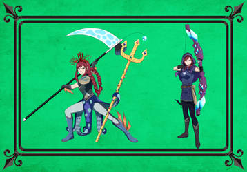 Erza armors inspired by The Dragon Prince.