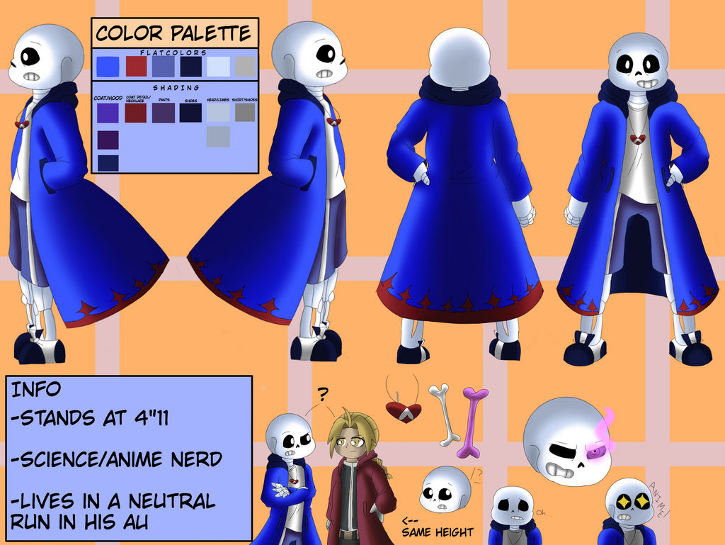 FURYTALE: Sans Ref Sheet by TheeGreatPapychu on DeviantArt