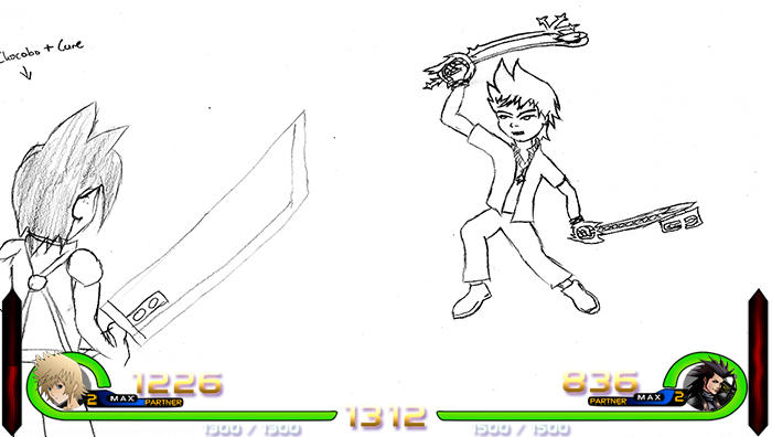 Dissidia: Combat HUD Concept by Swifty-TheVagabond on DeviantArt
