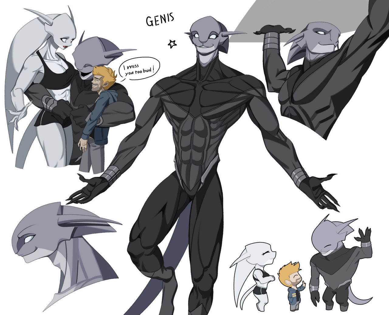 Genis the alien by MonsterDude15 on DeviantArt