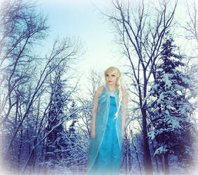 Elsa (Frozen) cosplay