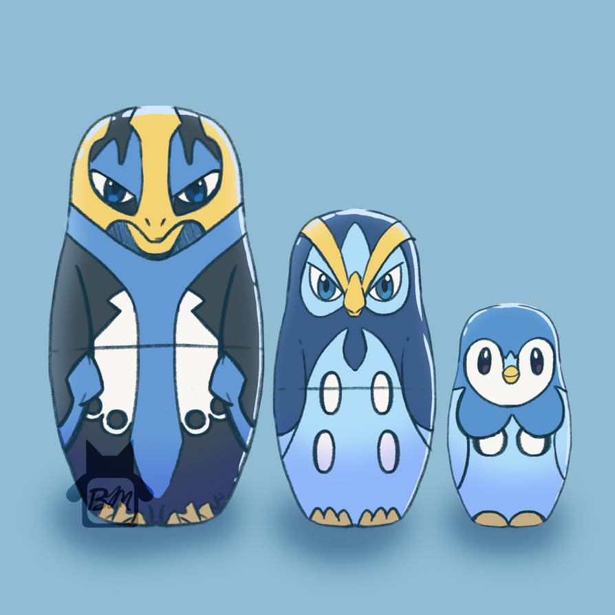 Piplup Evolution Nesting Dolls Set By BoxMonsterArt On DeviantArt piplup-evolution-nesting-dolls-set-by-boxmonsterart-on-deviantart