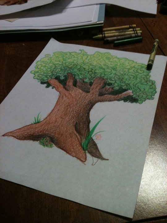 Crayon Tree