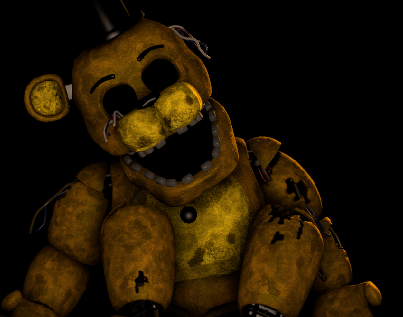 FNaF 2 Withered Freddy c4D Render by puchaolxd on DeviantArt