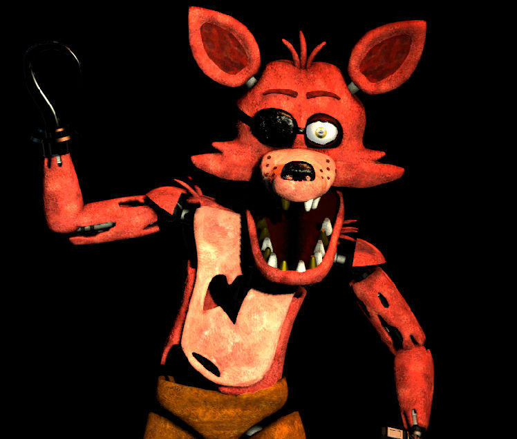 Fnaf 1 Foxy Render by GrrChinmanLarge on DeviantArt